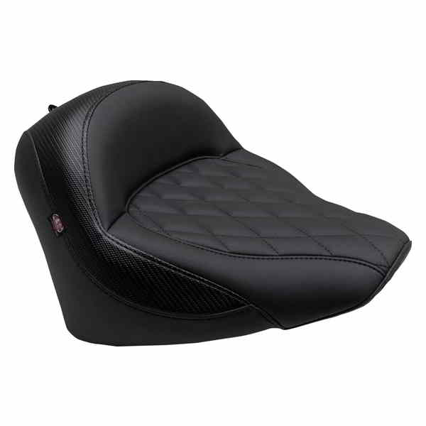 取寄せ スタンダードツーリングソロシート マスタング Solo Touring Seat - w/o Driver Backrest - Black - Diamond Stitch - Chief '22-'23 88203 08102383