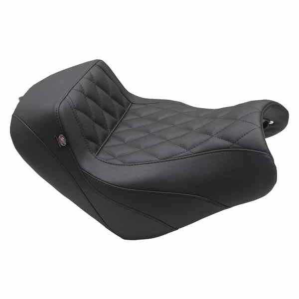 取寄せ スクエアバック/ファストバック ソロシート マスタング Squareback/Fastback Solo Seat - Black - Diamond Stitch - Vulcan S '15-'23 76430 08102387