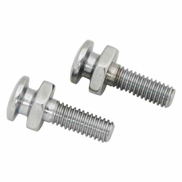 取寄せ クロムシートボルトと取り付けナット マスタング Chrome Road King Seat Bolts - '95-'98 78028 DS902064