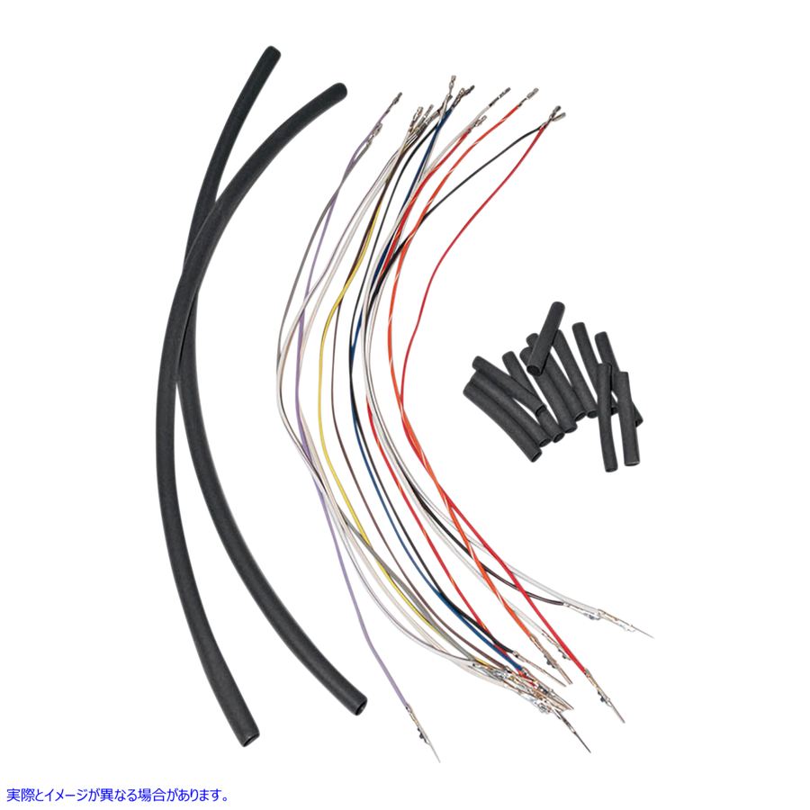 取寄せ すぐにインストールできるハンドルバーワイヤーエクステンションキット ナムズ Handlebar Wiring Extension - 8 -  '07-'13 FL NHCX-MB08 21200222