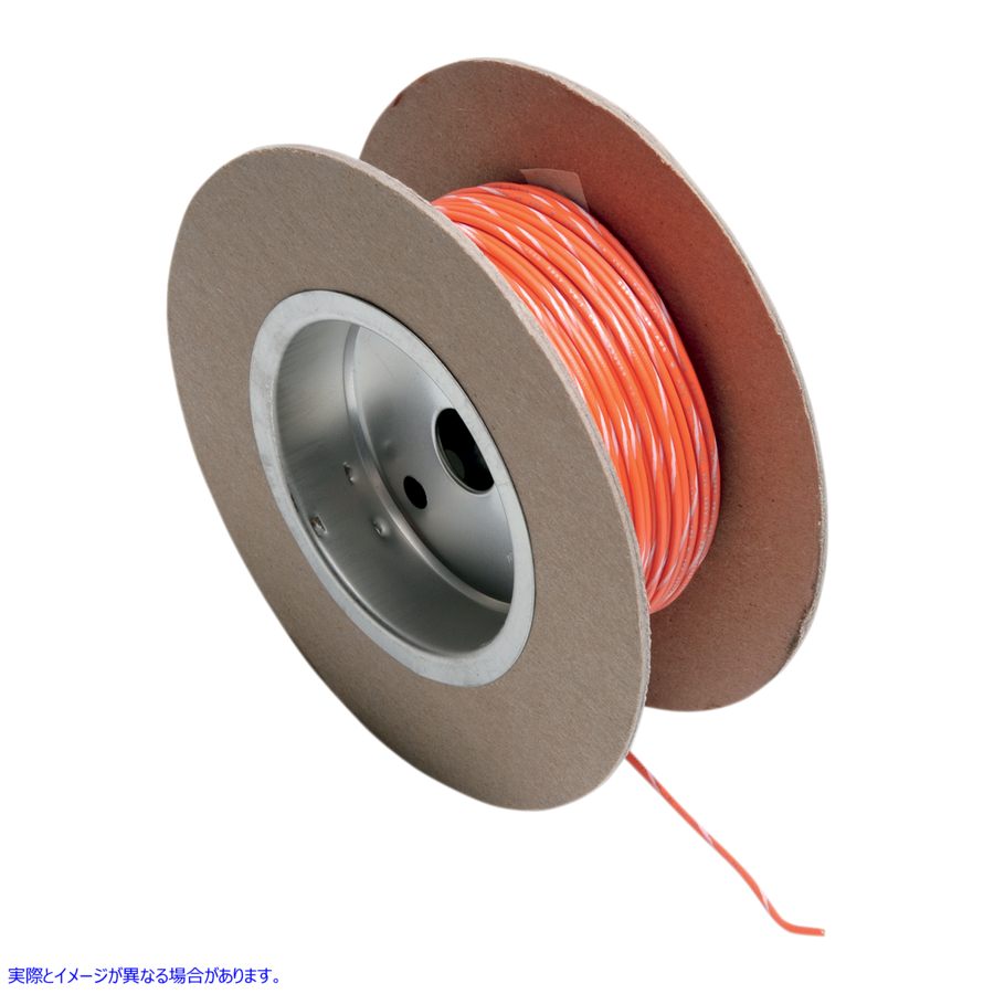 取寄せ OEMカラーワイヤースプール ナムズ 100' Wire Spool - 18 Gauge - Orange/White NWR-39-100 21200518