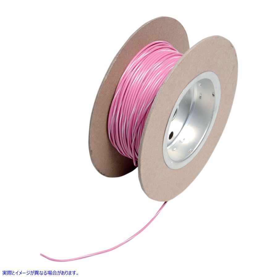 取寄せ OEMカラーワイヤースプール ナムズ 100' Wire Spool - 18 Gauge - Pink/White NWR-109-100 21200519