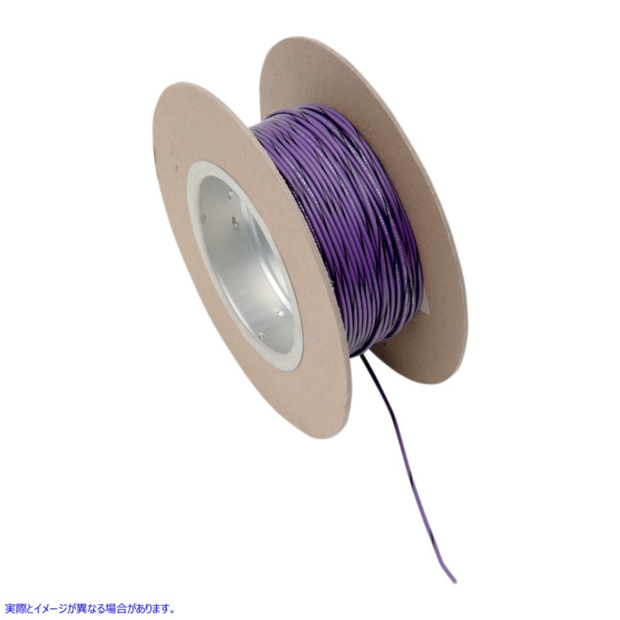 取寄せ OEMカラーワイヤースプール ナムズ 100' Wire Spool - 18 Gauge - Violet/Black NWR-70-100 21200521