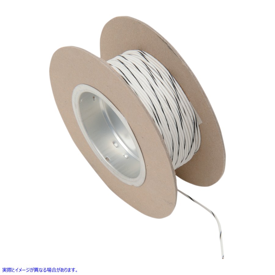 取寄せ OEMカラーワイヤースプール ナムズ 100' Wire Spool - 18 Gauge - White/Black NWR-90-100 21200523