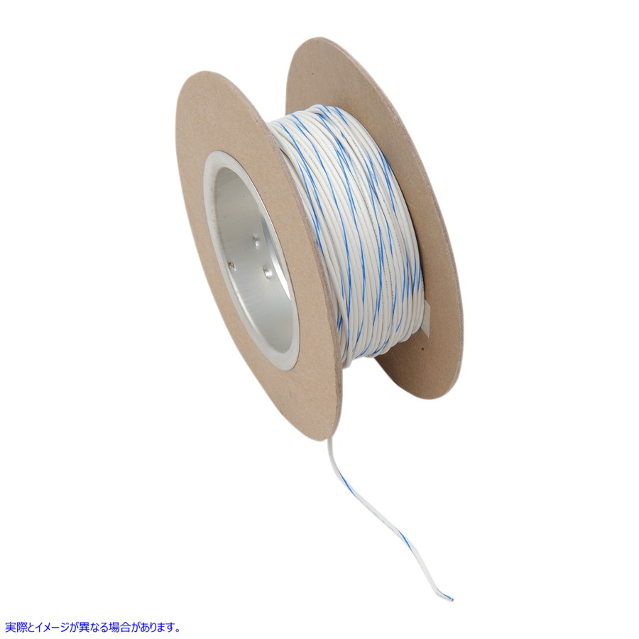 取寄せ OEMカラーワイヤースプール ナムズ 100' Wire Spool - 18 Gauge - White/Blue NWR-96-100 21200524