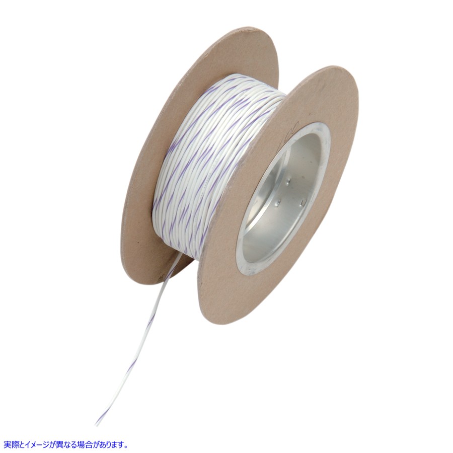 取寄せ OEMカラーワイヤースプール ナムズ 100' Wire Spool - 18 Gauge - White/Violet NWR-97-100 21200526