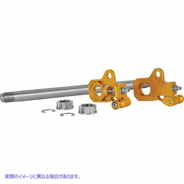 取寄せ 車軸アジャスターキット パフォーマンスマシーン (PM) Axle Adjuster Kit - Gold - Rear 0117-0028M-G 02141992