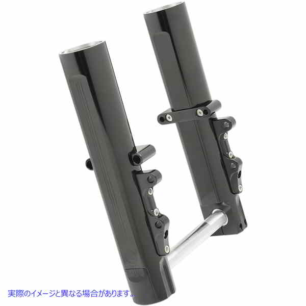 取寄せ ストックまたはPMキャリパー用のフォークレッグキット - 黒 パフォーマンスマシーン (PM) Lower Fork Leg Kit - Dual Disc - Black - '14-'20 FL 0208-2096-B 04030120