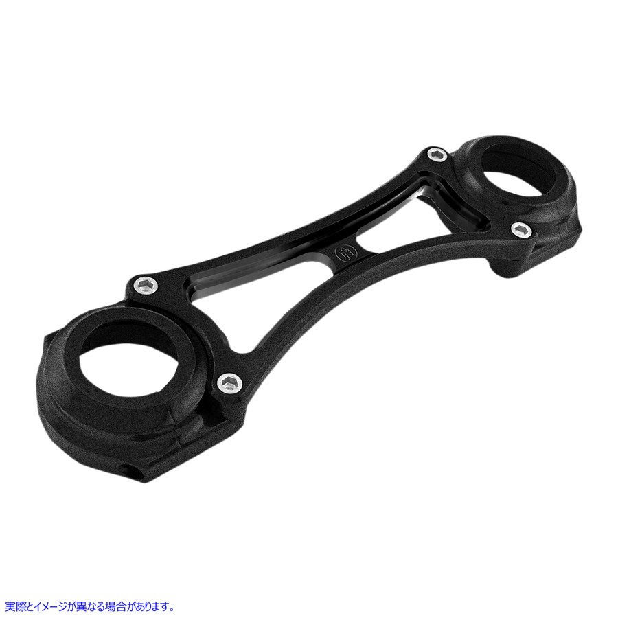 取寄せ ビレットアルミニウムフォークブレース - Black Ops? パフォーマンスマシーン (PM) Fork Brace - Black - 41 mm - '84-'17 FXST 0208-2125-SMB 04150033
