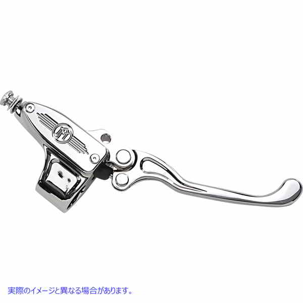 取寄せ 輪郭ビレットブレーキコントロール パフォーマンスマシーン (PM) Brake Master Cylinder - 9/16 - Chrome 0062-2510-CH 06100235