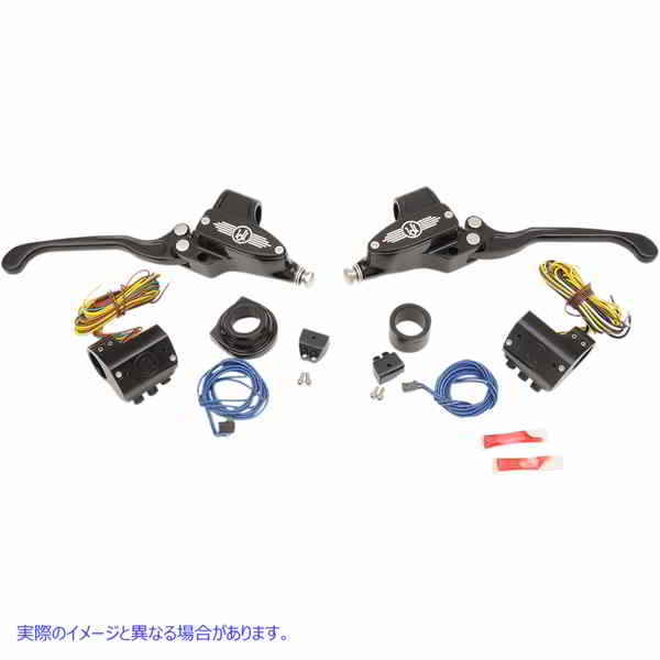 取寄せ ハンドルバーコントロールキット パフォーマンスマシーン (PM) Handlebar Control Set - Hydraulic - 9/16 Master Cylinder - Black 0062-4020-BM 06101673