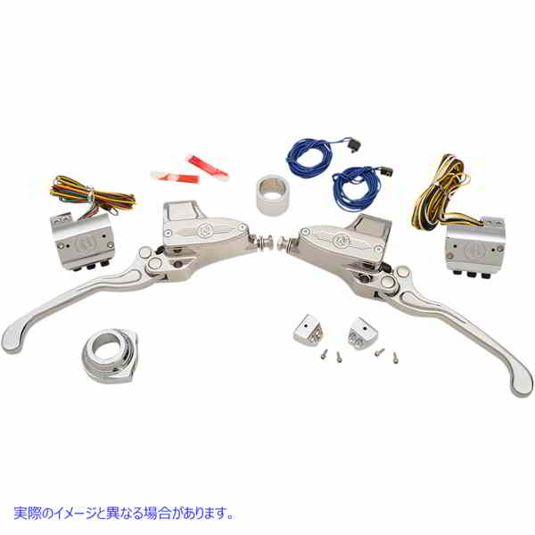 取寄せ ハンドルバーコントロールキット パフォーマンスマシーン (PM) Handlebar Control Set - Hydraulic - 9/16 Master Cylinder - Chrome 0062-4020-CH 06101674