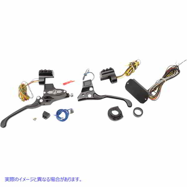 取寄せ 缶バスハンドルバーコントロールキット パフォーマンスマシーン (PM) Handlebar Controls - Hydraulic - 9/16 Master Cylinder - Black 0062-4023-BM 06101728