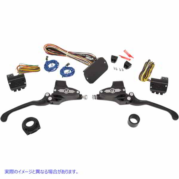 取寄せ パフォーマンスマシーン (PM) Handlebar Controls - Hydraulic - 9/16 Master Cylinder - Black 0062-4024-BM 06101730