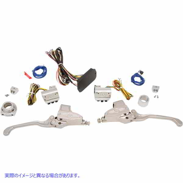 取寄せ 缶バスハンドルバーコントロールキット パフォーマンスマシーン (PM) Handlebar Controls - Hydraulic - 9/16 Master Cylinder - Chrome 0062-4024-CH 06101731