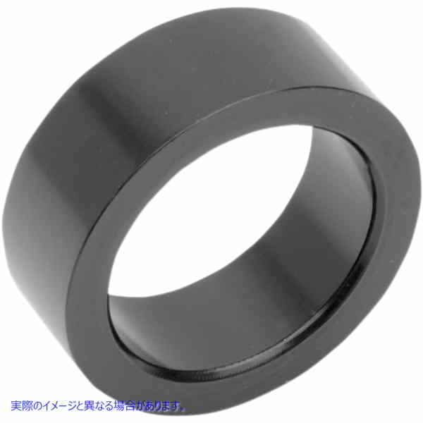 取寄せ スペーサー - 左側 - ケーブルクラッチ - 1インチハンドルバー - ブラック パフォーマンスマシーン (PM) Spacer - Left Side - Cable Clutch - 1 Handlebars - Black 0011-0500MP-B 06160103