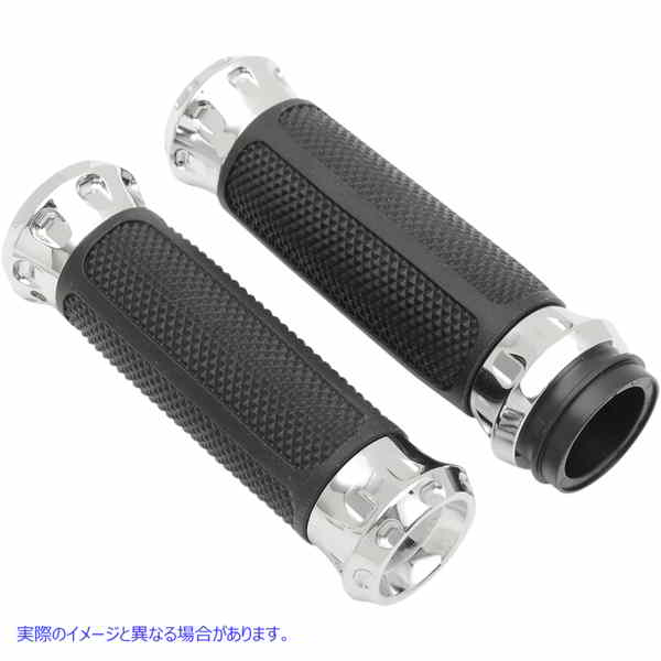 取寄せ グリップ - オーバードライブ - TBW - クローム パフォーマンスマシーン (PM) Grips - Overdrive - TBW - Chrome 0063-2082-CH 06301668