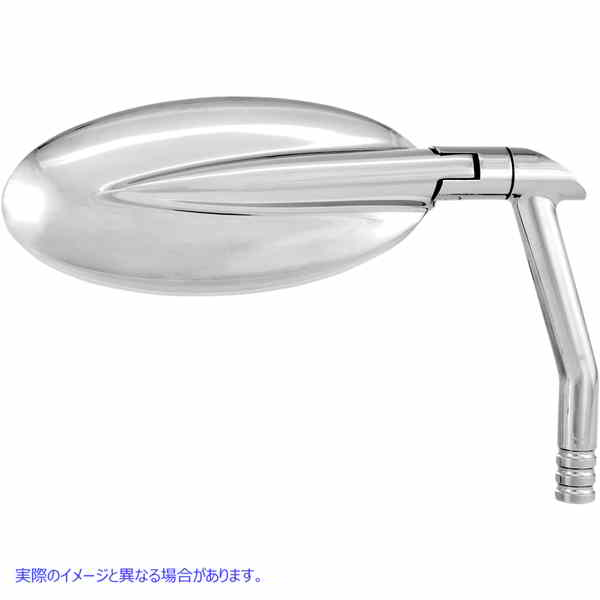 取寄せ ビジョンミラー - オーバル - クローム パフォーマンスマシーン (PM) Vision Mirror - Oval - Chrome 0064-2029-CH 06400730