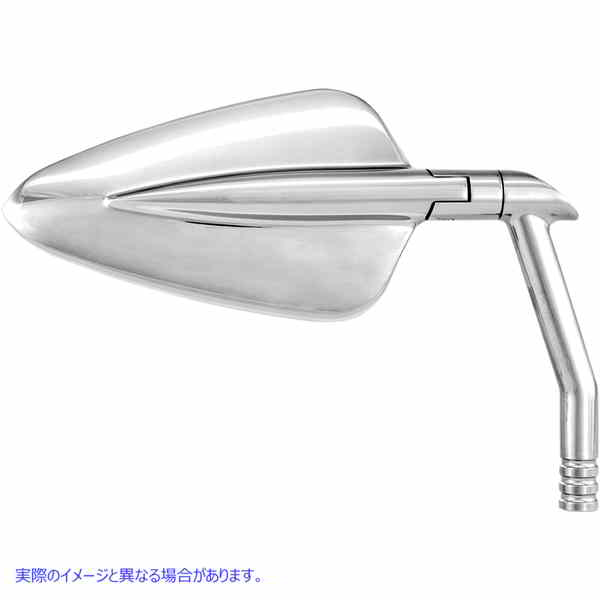 取寄せ ビジョンミラー - アロー XL - クローム パフォーマンスマシーン (PM) Vision Mirror - Arrow XL - Chrome 0064-2032-CH 06400732