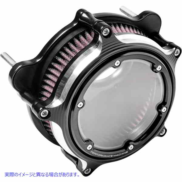 取寄せ ビジョンエアクリーナー パフォーマンスマシーン (PM) Vision Air Cleaner - Contrast Cut - CV 0206-2157-BM 10102745