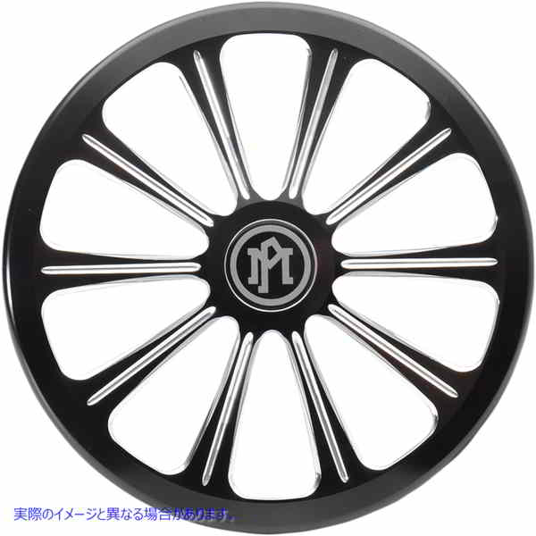 取寄せ スーパーガスユニバーサルフェースプレート パフォーマンスマシーン (PM) Revel Air Cleaner Insert - Platinum Cut 0206-2010REL-BMP 10140166