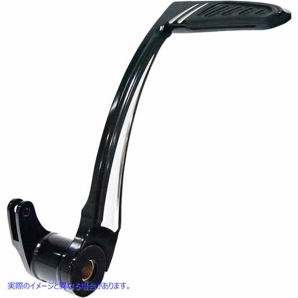 取寄せ リアブレーキレバー - FL 14-21 - ブラック/クローム パフォーマンスマシーン (PM) Rear Brake Lever - FL '14-'21 - Black/Chrome 0032-1082-BM 16100448