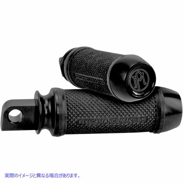 取寄せ エリートフットペグ - ブラック - ソフテイル パフォーマンスマシーン (PM) Elite Footpegs - Black - Softail 0035-0094-B 16200882