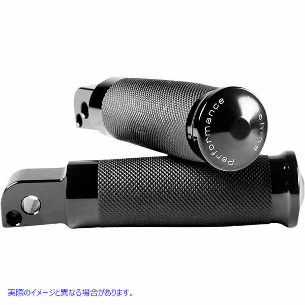 取寄せ コンターフットペグ - M8 - 助手席側 - ブラック パフォーマンスマシーン (PM) Contour Footpeg - M8 - Passenger - Black 0035-1237M-B 16202235