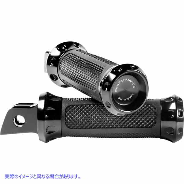 取寄せ オーバードライブフットペグ - M8 - ブラック パフォーマンスマシーン (PM) Over Drive Footpeg - M8 - Black 0035-1243M-B 16202241