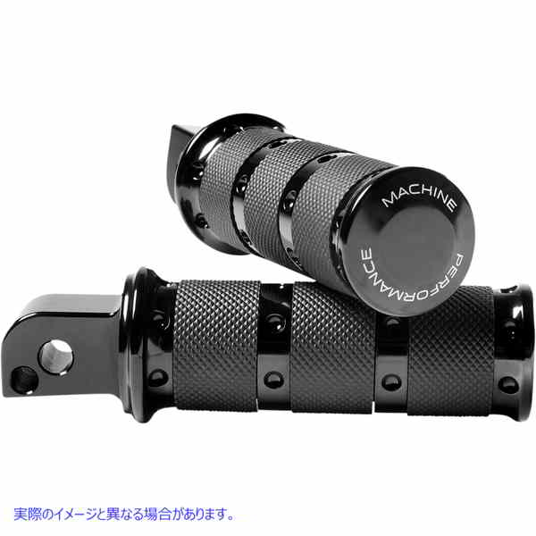 取寄せ フットペグ - ブラック - XLS - M8 - 助手席側 パフォーマンスマシーン (PM) Footpegs - Black - XLS - M8 - Passenger 0035-1249M-B 16202247