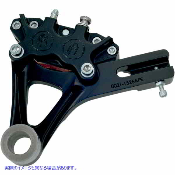 取寄せ キャリパーキット パフォーマンスマシーン (PM) 4-Piston Caliper - Rear - Black Ops? - 08-17 FXD 1259-0052-SMB 17010456