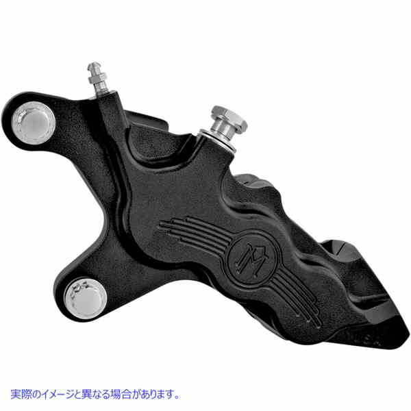 取寄せ 6ピストンディファレンシャルボアフロントキャリパー パフォーマンスマシーン (PM) 6 Piston Caliper - 13 - Left - Black Ops 0051-2913-SMB 17010465