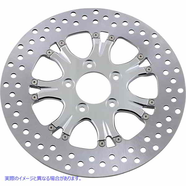 取寄せ ツーピースブレーキローター パフォーマンスマシーン (PM) Brake Rotor - 11.8 - Paramount - Chrome 0133-1800HEAS-CH 17101584