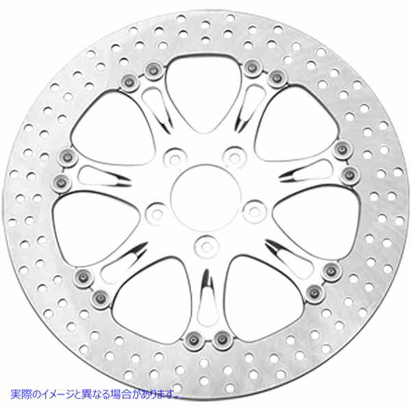 取寄せ ツーピースブレーキローター パフォーマンスマシーン (PM) Brake Rotor - 13 - Paramount - Chrome 0133-3015HEAS 17101588