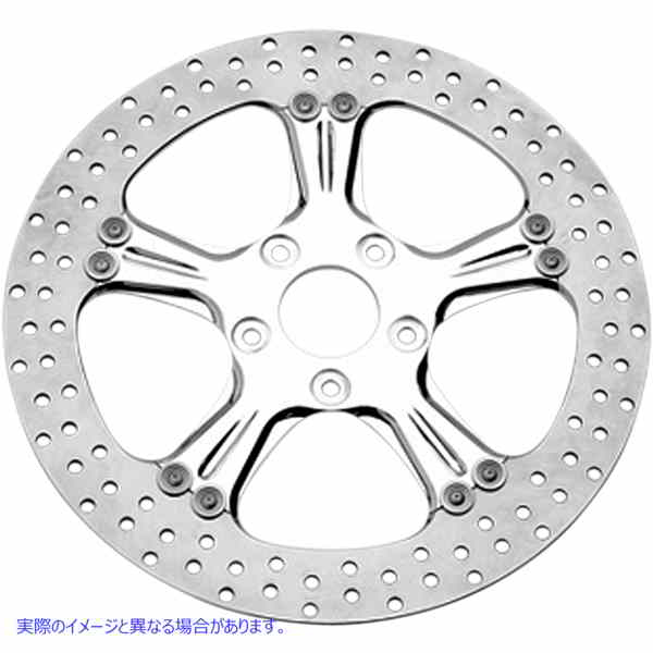 取寄せ ツーピースブレーキローター パフォーマンスマシーン (PM) Brake Rotor - 13 - Wrath - Chrome 0133-3015WRAS 17101589