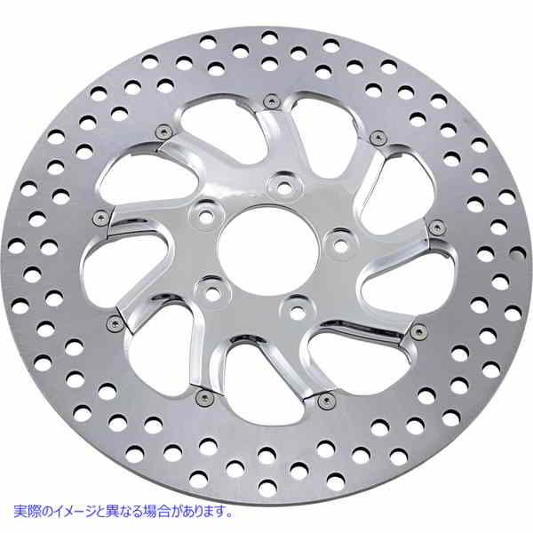 取寄せ ツーピースブレーキローター パフォーマンスマシーン (PM) Brake Rotor - 11.8 - Torque - Chrome 0133-1800TORRS-CH 17101608