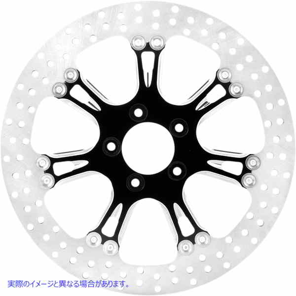 取寄せ ツーピースブレーキローター パフォーマンスマシーン (PM) Brake Rotor - 13 - Virtue - Platinum Cut 0133-3015VIRS-BMP 17102175