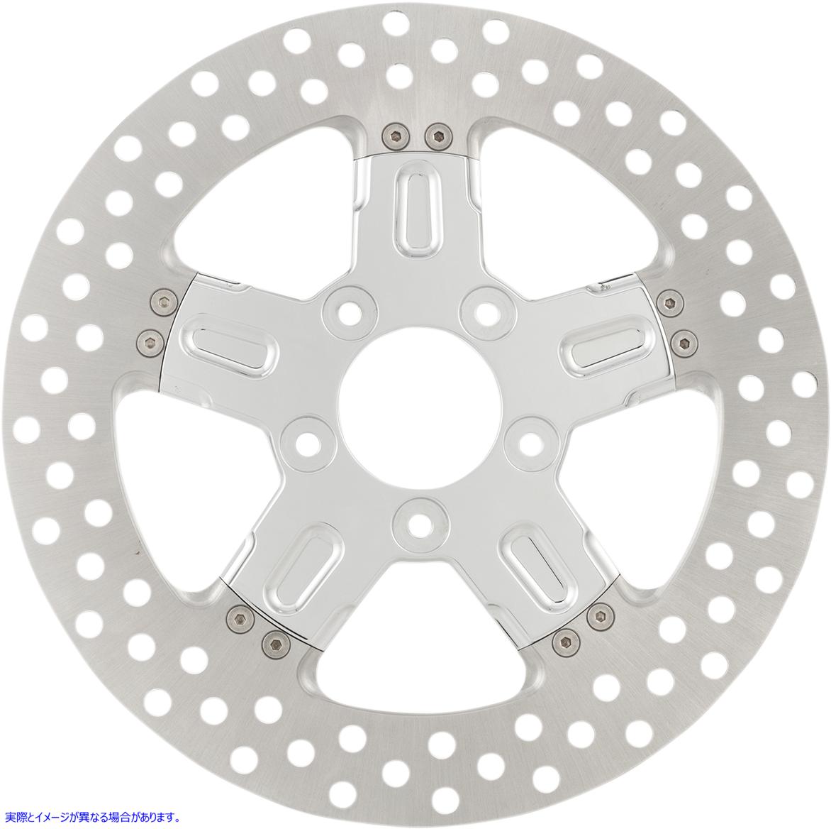 取寄せ ツーピースブレーキローター パフォーマンスマシーン (PM) Brake Rotor - 11.8 - Formula - Chrome 0133-1800FRMS-CH 17103186