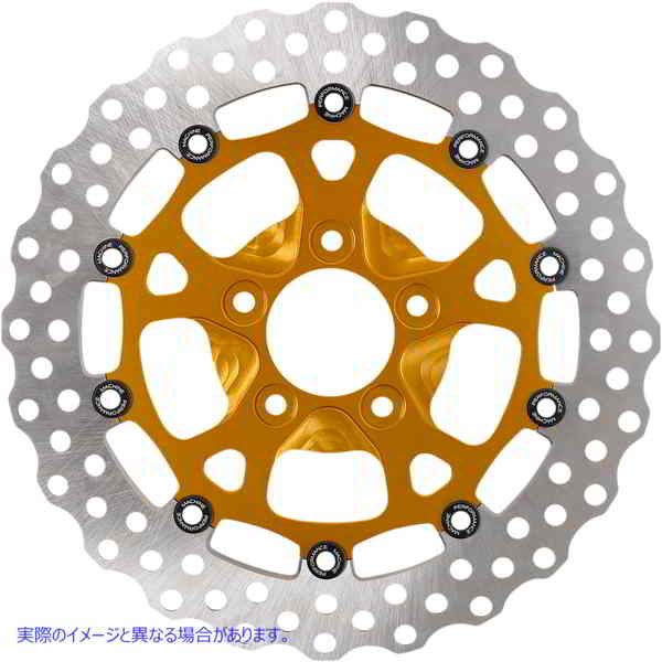 取寄せ ツーピースブレーキローター パフォーマンスマシーン (PM) Front Dominator Rotor - 11.8 - Gold 0133-1806S-G 17103933