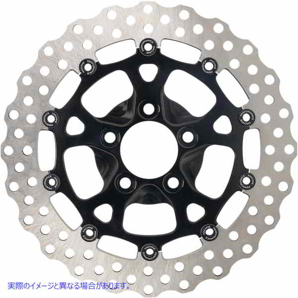 取寄せ ツーピースブレーキローター パフォーマンスマシーン (PM) Rear Dominator Rotor - 11.8 - Black 0133-1807S-B 17103936