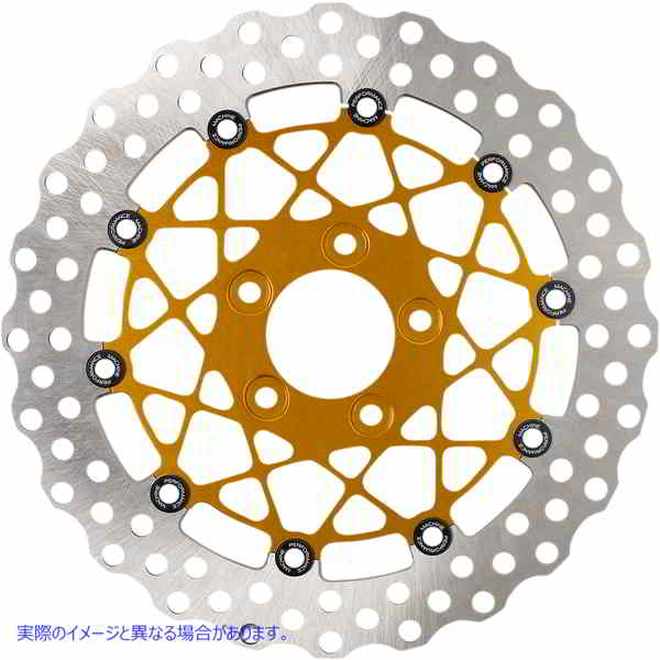 取寄せ ツーピースブレーキローター パフォーマンスマシーン (PM) Front Speedstar Rotor - 11.8 - Gold 0133-1809S-G 17103939