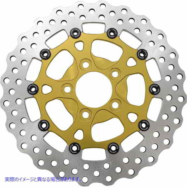 取寄せ ツーピースブレーキローター パフォーマンスマシーン (PM) Rear Dominator Rotor - 11.5 - Gold 0133-1536S-G 17104298