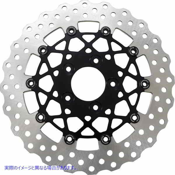 取寄せ ツーピースブレーキローター パフォーマンスマシーン (PM) Front Speedstar Rotor - 11.5 - Black 0133-1538S-B 17104299