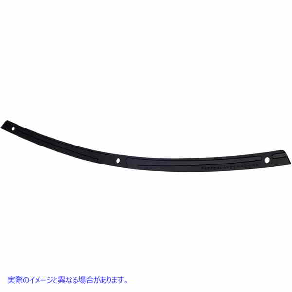 取寄せ フロントガラストリム - スカロップ - ブラックオプス - FL 14+ パフォーマンスマシーン (PM) Windshield Trim - Scallop - Black Ops - FL '14+ 0209-2016SCA-SMB 23500255