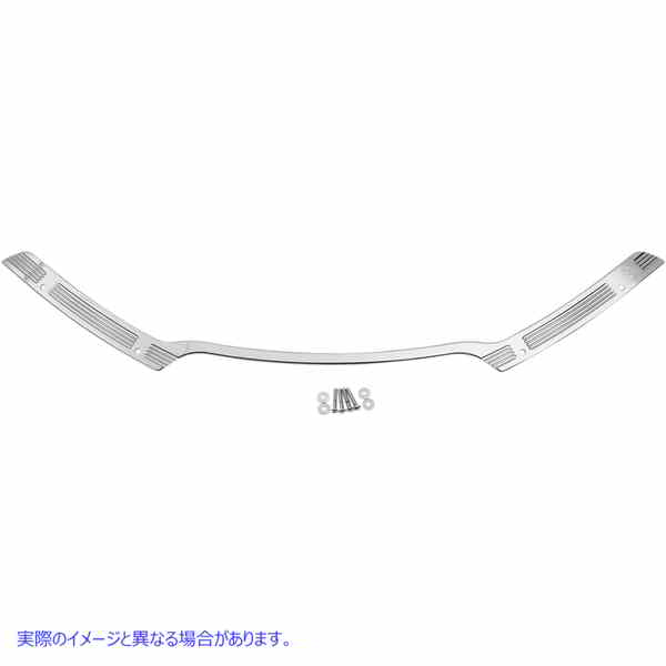 取寄せ フロントガラストリム - メルセデス - クローム - FLTR 15+ パフォーマンスマシーン (PM) Windshield Trim - Merc - Chrome - FLTR '15+ 0209-2018MRC-CH 23500312