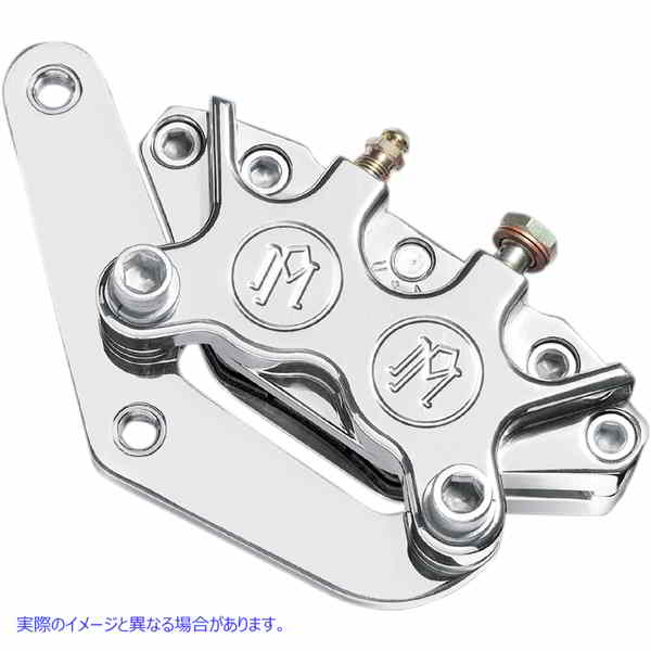 取寄せ キャリパーキット パフォーマンスマシーン (PM) Single Disc Caliper - Front - Polished 84-99 1213-0017-P DS325051