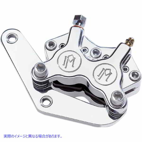 取寄せ キャリパーキット パフォーマンスマシーン (PM) Single Disc Caliper - Front - Polished 87-99 1219-0017-P DS325055