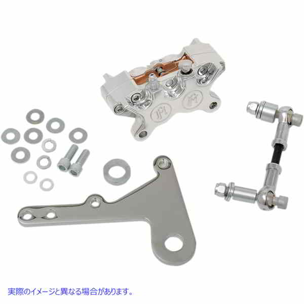 取寄せ シャベルヘッドクラシックキャリパーキット パフォーマンスマシーン (PM) Front Caliper - 10 - Polished - 73-83FLH 1203-9017-P DS325088