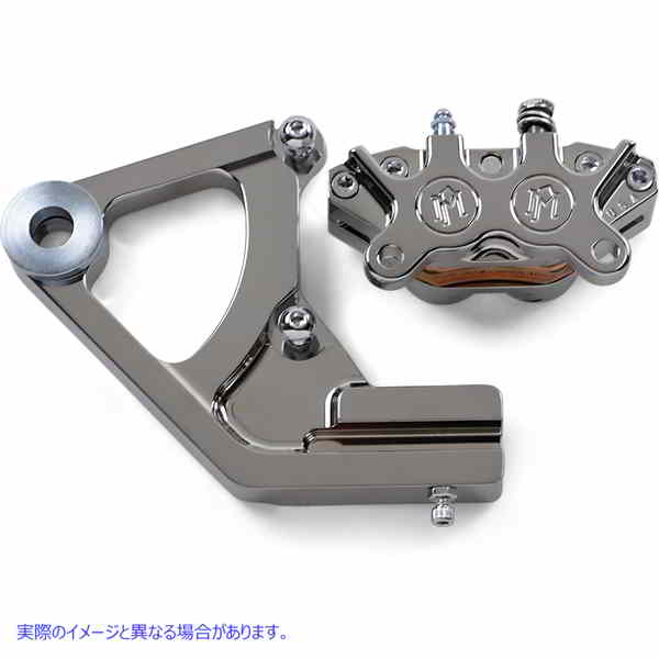 取寄せ キャリパーキット パフォーマンスマシーン (PM) Caliper - Rear - Chrome - 87-99 FXST/FLST 1274-0052CH DS325124