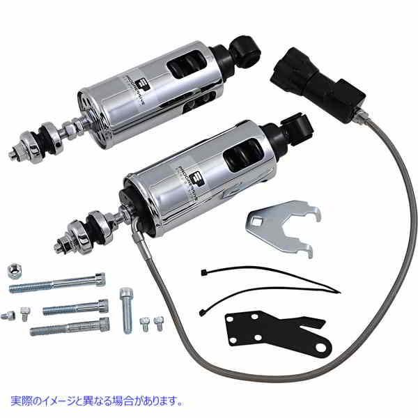 取寄せ リモートアジャスタブルプリロードを使用した422シリーズショック プログレッシブ サスペンション 422 Series Shocks with Rap - Chrome - Heavy-Duty 422-4102C 13100853